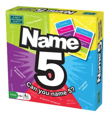 Name 5, The Green Board Game Co.